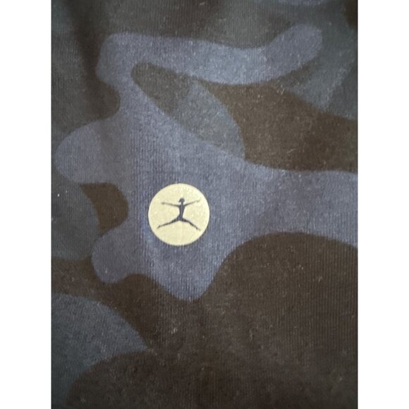 Danskin Leggings XXL Womens Navy Camo High Waist With Side Pockets NEW - Picture 4 of 9